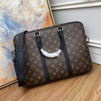 루이비통 남성 2022 브라운 모노그램 토트백 - Louis Vuitton Mens Black Tote-bag -loub51544