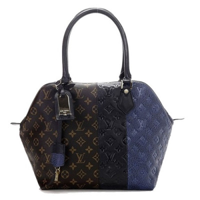 Louisvuitton 블록 지퍼 토트 M40503 네이비 28cm