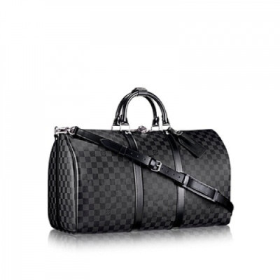 [루이비통] 키폴 반들리에 다미에 그라파이트 N41413/N41418 남성용 여행가방 lv0025b - Louis Vuitton Keepall Bandouliere Damier Graphite