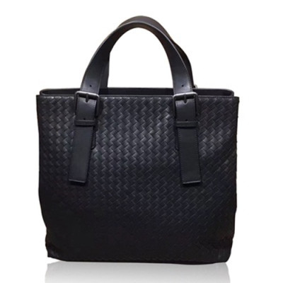 [보태가 베네타] 인터레치아토 가죽 블랙 남성용 숄더백 bv0006b - Bottega Veneta Intrecciato Black Mens Soulder Bag