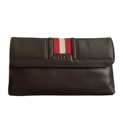 [발리] 브라운 수입가죽 남성용 클러치백 - ba0015b Bally Brown Leather Mens Clutch Bag