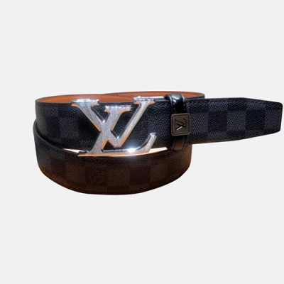 [루이비통]신상 다미에 이니셜 남성용 벨트 lv0014y - Louis Vuitton Damier Initials Mens Belt