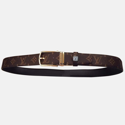 [루이비통]신상 모노그램 이니셜 버클 남성용 벨트 lv0019y - Louis Vuitton Monogram Initials Burkle Mens Belt