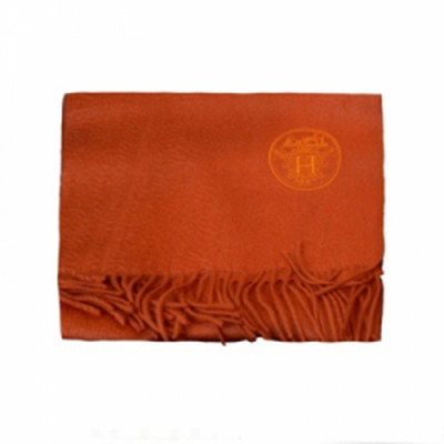 [에르메스] 케시미어 남여공용 오랜지스카프 he0008w - Hermes Cassimere Orange Scarf