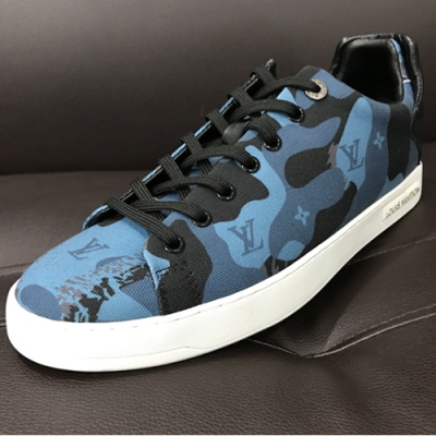 [루이비통] 켄버스 카무플라즈 블루 남성용 신발 lv0002x - Louis Vuitton Camouflage Blue Mens Shoes