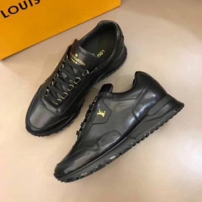 [루이비통] 런웨이 올 블랙 스니커즈 남성용 신발 lv0024x - Louis Vuitton Runway All Black Sneakers Mens Shoes