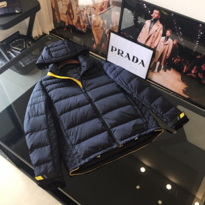 Prada 2018 Mens Down Padding - 프라다 남성 클래식 다운패딩 Pra0299x.Size(M -3XL)네이비