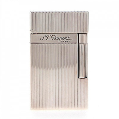 [듀퐁] 라인2 실버 라이터 dp0006d - S.T.Dupont Line2 Silver Lighter