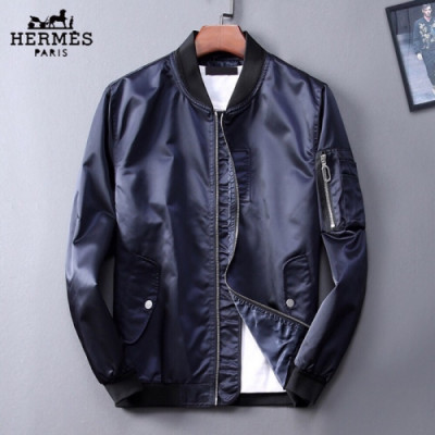 HERMES  2018 MENS WIND BREAKER JACKET - 에르메스  남성 신상 바람막이 자켓 HER003 , 4색 (네이비/그린/레드/블랙)