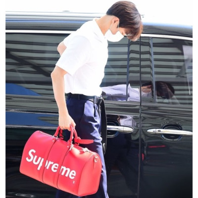 [커스텀급]Louis Vuitton x supreme collabo 2018 Man Bag,45cm - 루이비통+슈프림 2018 남성용 여행용가방 M41418,LOUB0016,45cm,2색(블랙,레드) - 수호