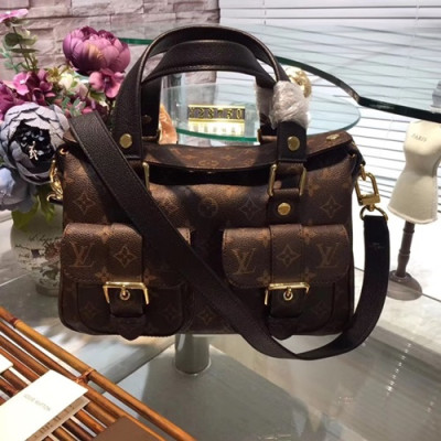 Louis Vuitton Manhattan Raisin Shoulder Bag,31cm - 루이비통 맨하탄 레이즌 숄더백,M43482 ,LOUB0190,31cm