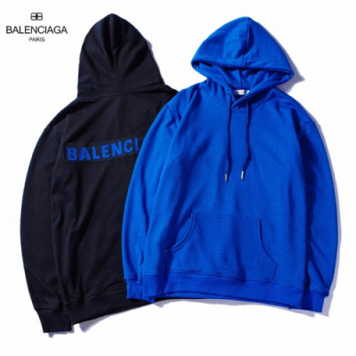 BALENCIAGA 2018 COTTON HOOD TEE - 발렌시아가 코튼 후드티 BAL0018 , 2색 (블랙 ,블루)