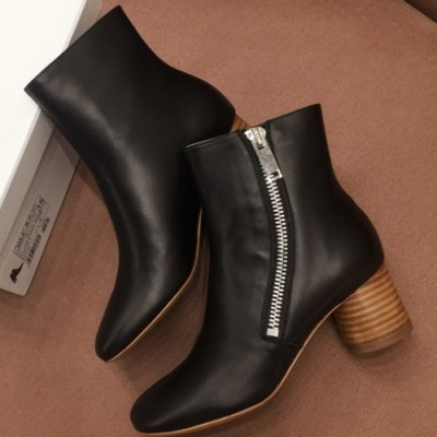 CELINE 2018 LADIES  LEATHER ANKLE BOOTS  - 셀린느 여성 레더 앵클부츠 CEL006 , 사이즈 (225 - 250)