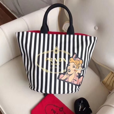 Prada 2018 Women Tote Bag,39CM - 프라다 2018 여성용 토트백,1BG161-3, 39cm