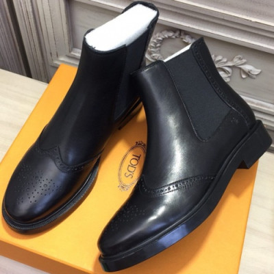 TOD'S 2018 LADIES  LEATHER ANKLE BOOTS  - 토즈 여성 레더 앵클부츠 TOD005 , 사이즈 (225 - 245)