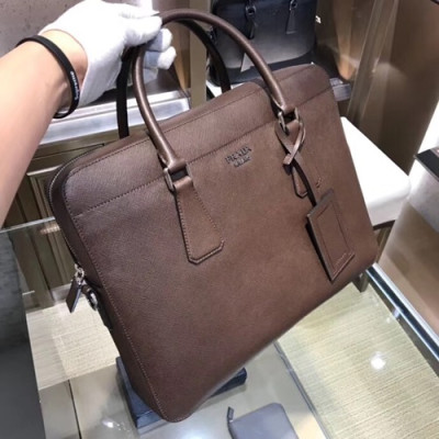 Prada Saffiano Mens Business Bag,36CM - 프라다 사피아노  남성용 서류가방 2VE363-1 ,36CM