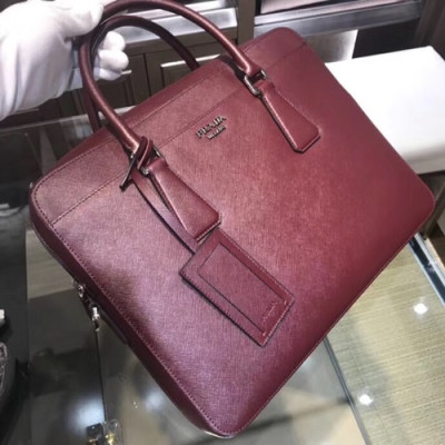 Prada Saffiano Mens Business Bag,36CM - 프라다 사피아노  남성용 서류가방 2VE363-4 ,36CM