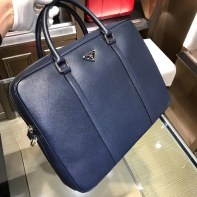 Prada Saffiano Mens Business Bag,38CM - 프라다 사피아노  남성용 서류가방 2VE871-1 ,38CM