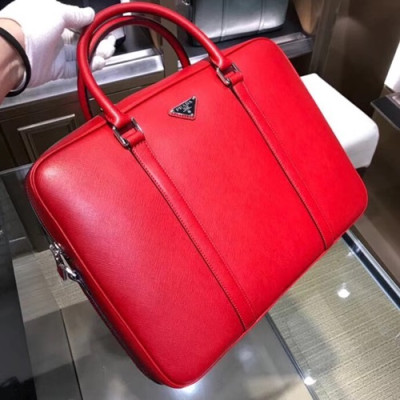 Prada Saffiano Mens Business Bag,38CM - 프라다 사피아노  남성용 서류가방 2VE871-3 ,38CM