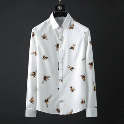 GUCCI  2018 MENS  SHIRT- 구찌  남성 셔츠B539  2색(블랙,화이트)  사이즈(M-3XL)