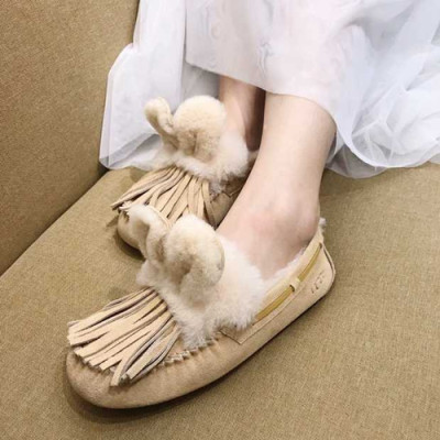 UGG 2018 LADIES LEATHER LOAFER SHOES - UGG 여성 레더 어그 로퍼슈즈 UGG0021 , 사이즈 (225 - 245)