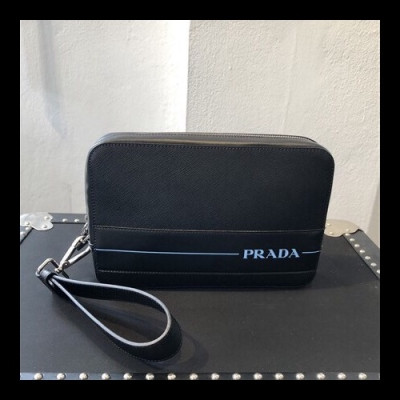 Prada 2018 Saffiano Mens Clutch Bag,23.5M - 프라다 208 사피아노 남성용 클러치백 2VF017-2,23.5CM