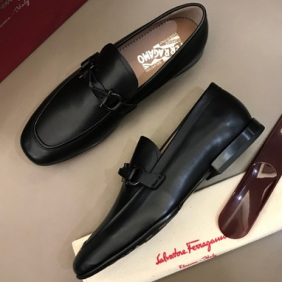 FERRAGAMO 2018 MENS U-TIP LEATHER LOAFER  - 페레가모 남성 유팁 레더 로퍼 FER0053 , 사이즈 (240 - 265)