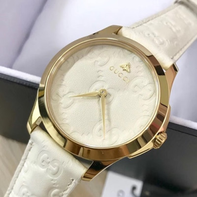 GUCCI LADIES G-TIMELESS VERSION QUARTZ - 구찌 레이디스 G-TIMELESS 버전 쿼츠,화이트