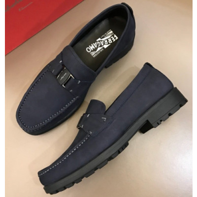 FERRAGAMO 2018 MENS U-TIP LEATHER LOAFER  - 페레가모 남성 유팁 레더 로퍼 FER0048 , 사이즈 (245 - 270)