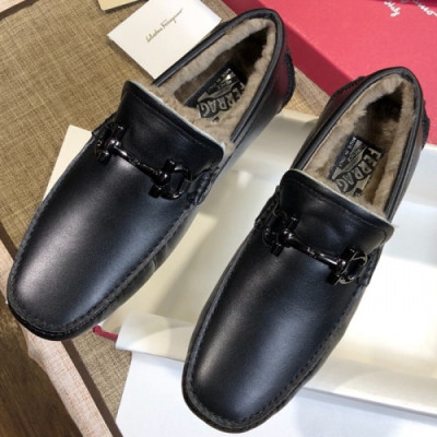 FERRAGAMO 2018 MENS U-TIP LEATHER LOAFER  - 페레가모 남성 유팁 레더 로퍼 FER0042 , 사이즈 (240 - 265)