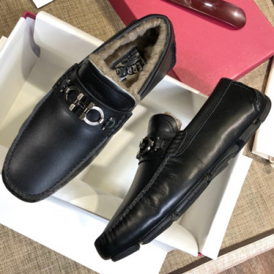 FERRAGAMO 2018 MENS U-TIP LEATHER LOAFER  - 페레가모 남성 유팁 레더 로퍼 FER0043 , 사이즈 (240 - 265)