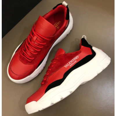 Vanlentino 2018 Mens Gararani Logo Leather Running shoes - 발렌티노 남성 신상 레더 런닝화 VAL0011 , 사이즈 (245 - 275)