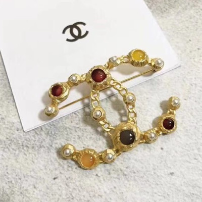 CHANEL  Yellow Gold  Brooch - 샤넬  여성용 18k도금 옐로우 골드 브로치