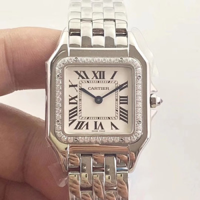 CARTIER LADIES SWISS QUARTZ MOVEMENT - 까르띠에 레이디스 스위스 쿼츠 무브먼트,실버