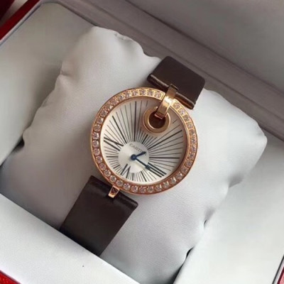 CARTIER LADIES CAPTIVE DE CARTIER VERSION 056 QUARTZ MOVEMENT - 까르띠에 레이디스 CAPTIVE DE CARTIER 버전 056 쿼츠 무브먼트,브라운