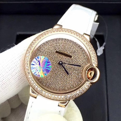 CARTIER LADIES SWISS QUARTZ MOVEMENT - 까르띠에 레이디스 스위스 쿼츠 무브먼트,화이트