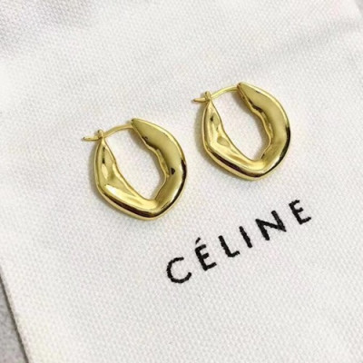 CELINE Yellow Gold Earring - 셀리느 여성용 18k도금 옐로우 골드 귀걸이