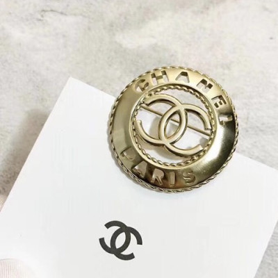 CHANEL  Yellow Gold  Brooch - 샤넬  여성용 18k도금 옐로우 골드 브로치