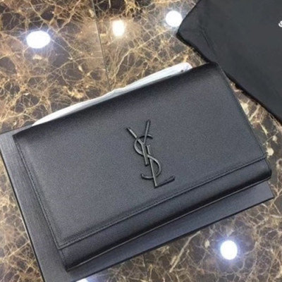 Saint Laurent Women Chain Satchel Shoulder Bag ,24CM - 입생로랑 여성용 체인 사첼 숄더백 326076 ,SLB0033,24CM,블랙