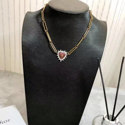 Dior   Choker  18k Rose Gold  - 디올  여성용 목걸이 18K도금 로즈 골드 목걸이