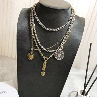 Dior   Choker  18k Rose Gold  - 디올  여성용 목걸이 18K도금 로즈 골드 목걸이