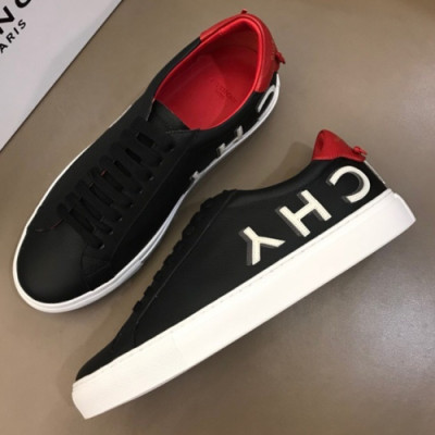 Givenchy 2018 Mens Leather Sneakers - 지방시 남성 레더 스니커즈 Giv0022.Size(240 - 275)블랙