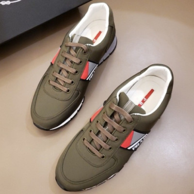 Prada 2018 Mens Leather Sneakers/Running shoes - 프라다 남성 신상 레더 스니커즈/운동화 , 사이즈 (240 - 275)