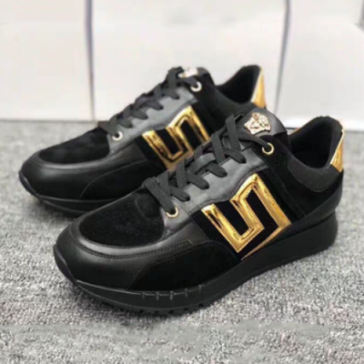 VERSACE 2018 MENS LEATHER RUNINIG SHOES - 베르사체 남성 레더 런닝화 VER0057 , 사이즈 (240 - 270)