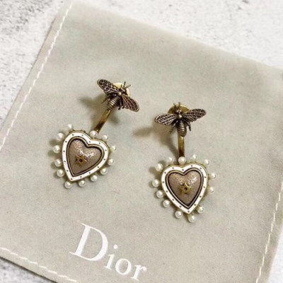 Dior Rose Gold Earring - 디올 여성용 18k도금 로즈 골드 귀걸이