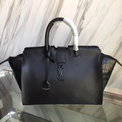 Saint Laurent Women Monogram Down Town Cabas Shoulder Bag,30CM - 입생로랑 여성용 모노그램 다운타운 카바스 숄더백 436832, SLB0239,30CM,블랙