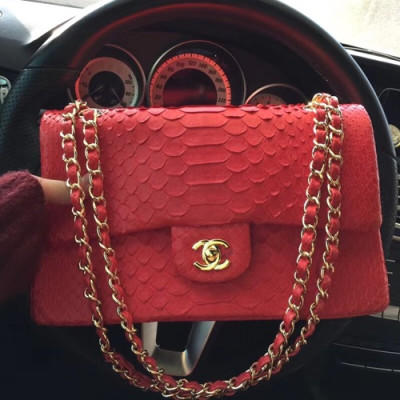 Chanel Women Leather Shoulder Bag,25CM - 샤넬 여성용 레더 숄더백,CHAB0009,25CM,레드