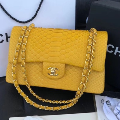 Chanel Women Leather Shoulder Bag,25CM - 샤넬 여성용 레더 숄더백,CHAB0017,25CM,옐로우