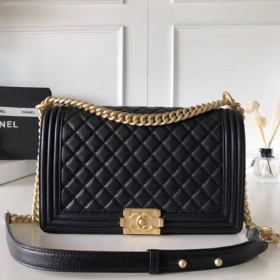 Chanel Chain Shoulder Bag,28CM - 샤넬  체인 숄더백,67088-CHAB0055,28CM,블랙