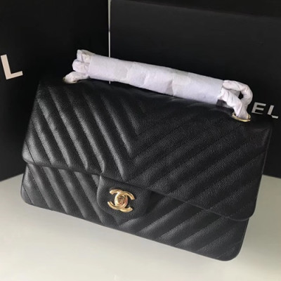 Chanel Medium Chain Cross Bag,25CM - 샤넬 미듐 체인 크로스백,CHAB0080,25CM,블랙